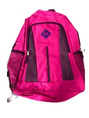 Moda West Pink and Purple 17” Backpack NWT